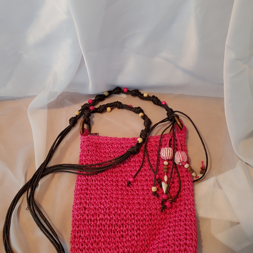 Casual Pink Crossbody Bag